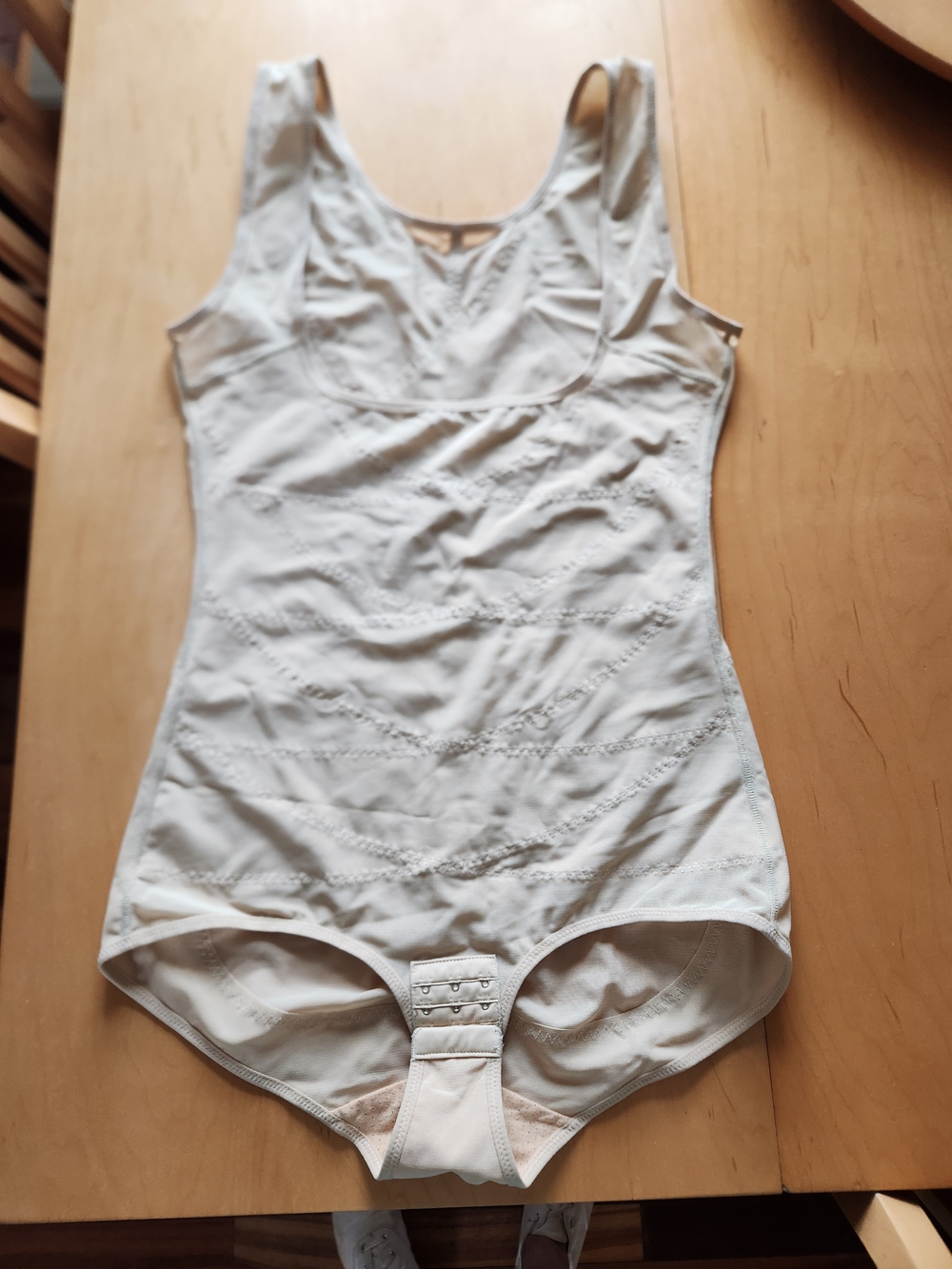 Shapewear Bodysuit in Cream - Supportive Smooth Fit